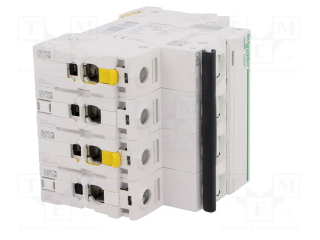 SCHNEIDER ELECTRIC iC60N ACTI9 Interruptor magnetotérmico 63A 4 polos Caract D