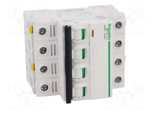 SCHNEIDER ELECTRIC iC60N ACTI9 Interruptor magnetotérmico 63A 4 polos Caract D