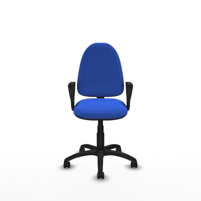 PIQUERAS Y CRESPO Silla de oficina Aýna Azul con mecanismo de doble maneta