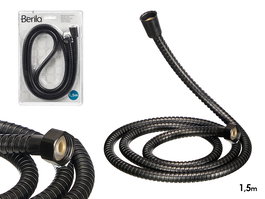 Berilo Manguera Ducha 1.5M Negro 21.5x2.5x15 cm (Set de 12)