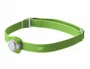 Gp Linterna de cabeza infantil LED 40 lúmenes 2 niveles de intensidad color verde