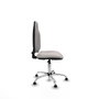 PIQUERAS Y CRESPO Silla de oficina Algarra Blanco con Base Cromada