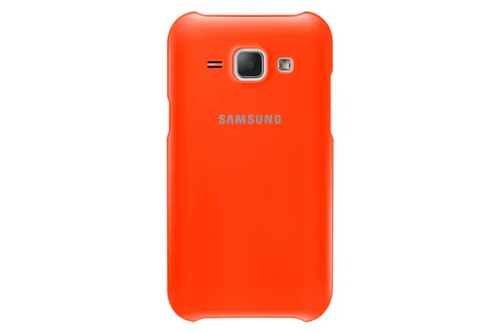 Samsung EF-PJ100B Funda blanda para Galaxy J1, 10.9 cm (4.3"), Color Amarillo