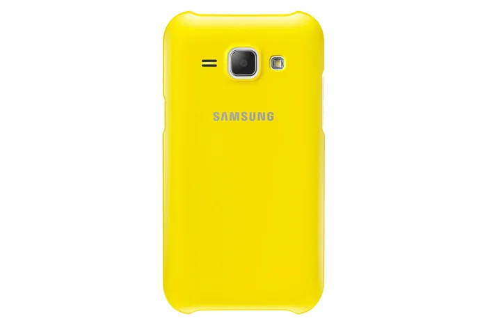 Samsung EF-PJ100B Funda blanda para Galaxy J1, 10.9 cm (4.3"), Color Amarillo