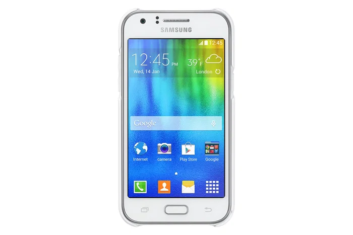 Samsung EF-PJ100B Funda blanda para Galaxy J1, 10.9 cm (4.3"), Color Amarillo