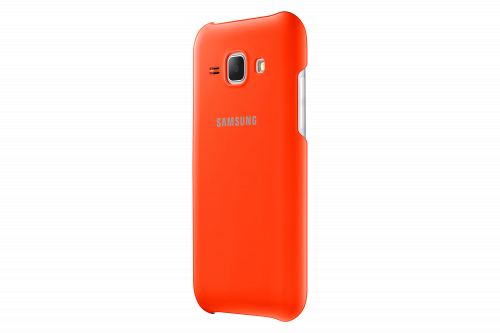 Samsung EF-PJ100B Funda blanda para móvil Amarillo Compatible con Samsung Galaxy J1 de 4.3"