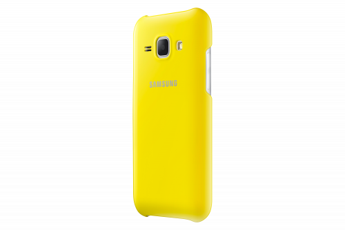 Samsung EF-PJ100B Funda blanda para móvil Amarillo Compatible con Samsung Galaxy J1 de 4.3"
