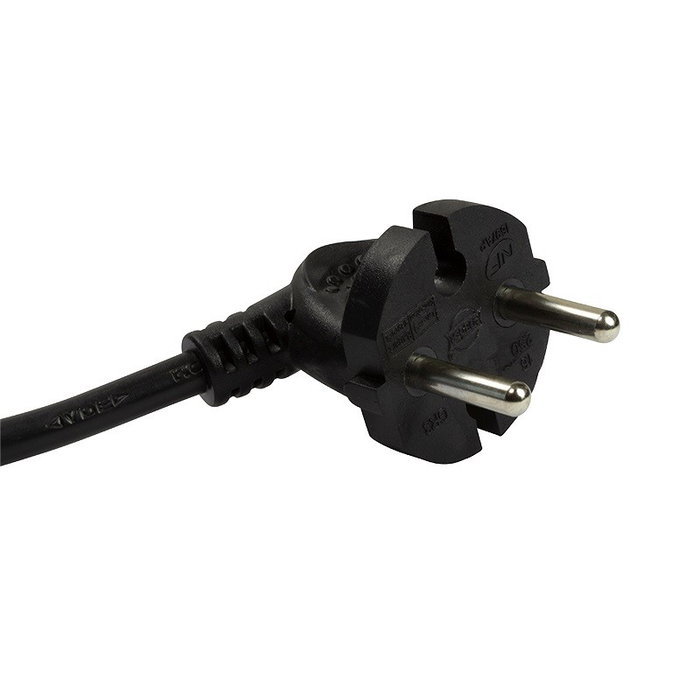LogiLink Regleta de enchufes con 6 tomas tipo euro, negro