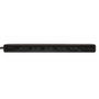 LogiLink Regleta de enchufes con 6 tomas tipo euro, negro