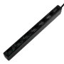LogiLink Regleta de enchufes con 6 tomas tipo euro, negro