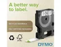 Dymo DYMO RHINO ID1-19 Cinta de Vinilo Negro sobre Blanco 19mm x 5,5m