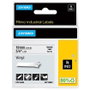 Dymo Rhino Cinta de Etiquetas ID1-19 Negro sobre Blanco