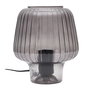 Home Deco Factory Lámpara Mesa Vidrio Gris Colección Lounge d.18 cm h.21 cm