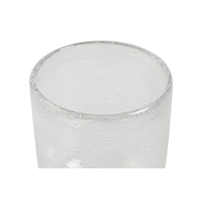 DKD Home Decor Set de 6 Copas de Cristal Burbujas 300ml