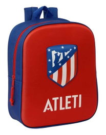 Safta Mochila de Guardería 3D Atlético de Madrid de 27 cm