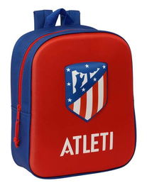 Mochila Escolar Atlético Madrid Rojo 22 x 27 x 10 cm 3D