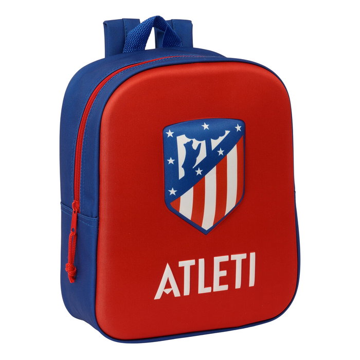 Safta Mochila de Guardería 3D Atlético de Madrid de 27 cm