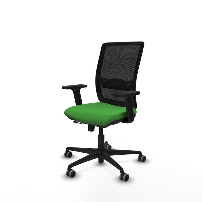 PIQUERAS Y CRESPO Silla de oficina Haches con mecanismo Sincro/Traslack, Verde/Negro PIQUERAS Y CRESPO Silla de oficina Haches con mecanismo Sincro/Traslack, Verde/Negro