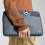 Incase INCO400718-NVY Funda o Maletín para Portátil de 16" (40,6 cm) Color Marina - Protección Acolchada, Poliéster Reciclado ReSpun, Compatible con MacBook Pro y Portátiles
