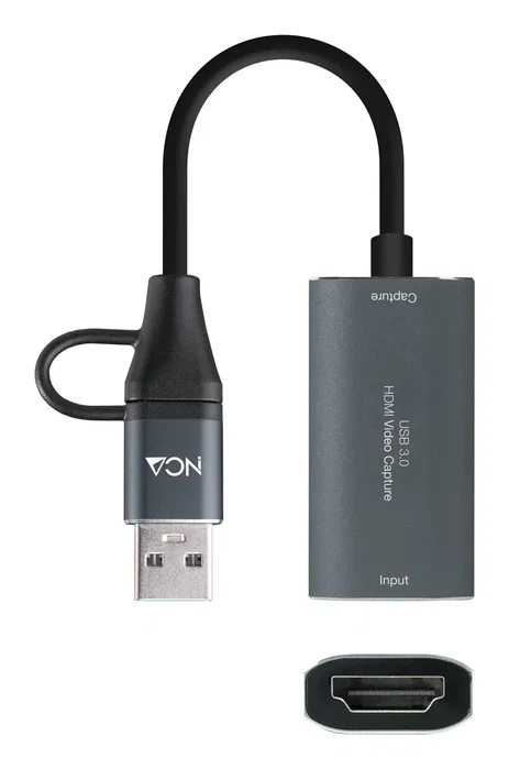 Nanocable Capturadora de Vídeo/Audio HDMI 4K USB-C/USB-A 10.15.0001