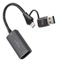 Nanocable Capturadora de Vídeo/Audio HDMI 4K USB-C/USB-A 10.15.0001