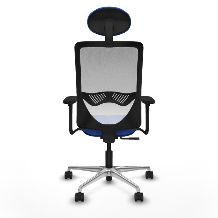 PIQUERAS Y CRESPO Silla de oficina Zulema con Mecanismo Sincro Azul y Blanco PIQUERAS Y CRESPO Silla de oficina Zulema con Mecanismo Sincro Azul y Blanco