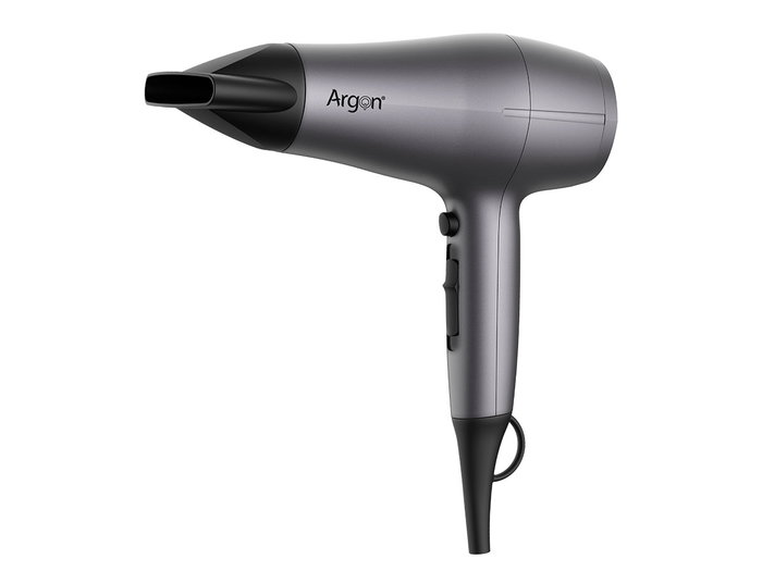 Argon Secador de Pelo Antracita Negro Mate 2200W 23x8.5x26cm (Set de 6)