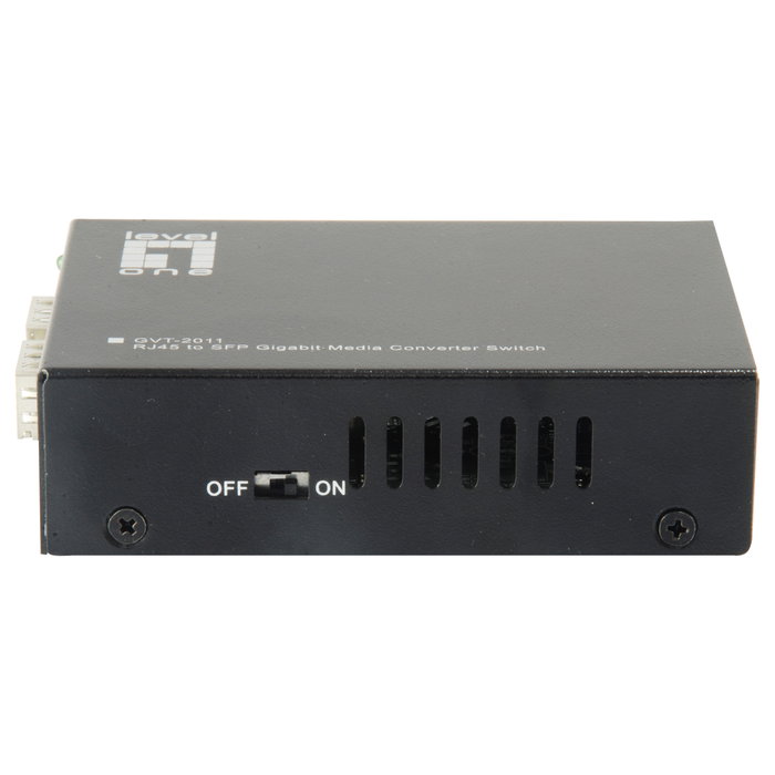 Level One GVT-2011 Conversor de Medios Gigabit RJ45 a SFP Level One GVT-2011 Conversor de Medios Gigabit RJ45 a SFP