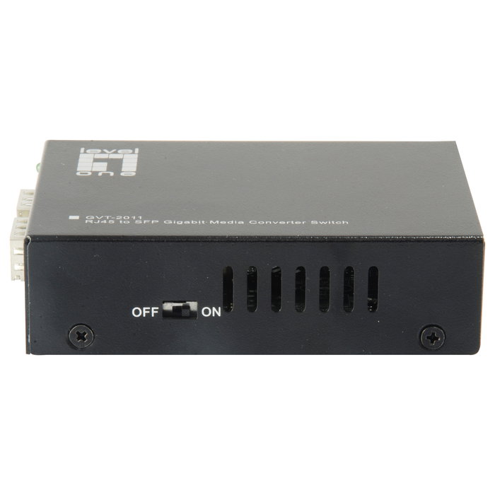 Level One Convertidor GVT-2011 Gigabit Ethernet 10/100/1000T a 1000SX 20km