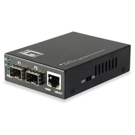 Level One Convertidor GVT-2011 Gigabit Ethernet 10/100/1000T a 1000SX 20km