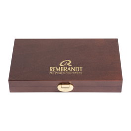 Rembrandt Set de acuarelas Traditional con 24 pastillas y accesorios en caja de madera