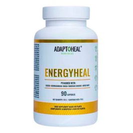ADAPTOHEAL Energyheal 90Cap. Complemento alimenticio a base de plantas para energía y vitalidad, con maca, rhodiola y ashwagandha