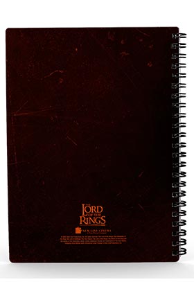 Ejercito Mordor Libreta Espiral Efecto 3D A5 The Lord Of The Rings