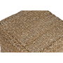 DKD Home Decor Reposapiés de Seagrass y Algodón Natural