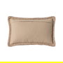 Cojín Marrón Algodón/Terciopelo 30 X 50 cm (Set de 2)