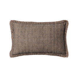 Cojín Marrón Algodón/Terciopelo 30 X 50 cm (Set de 2)