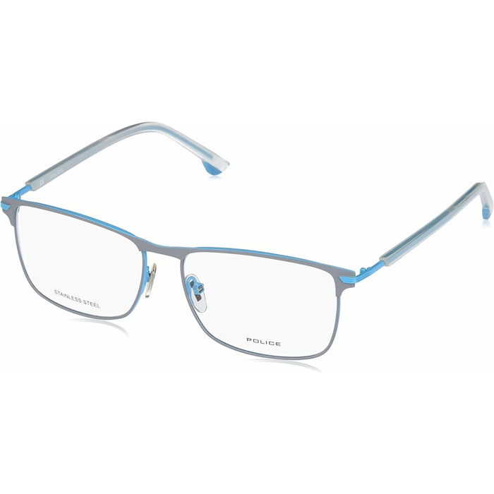Montura de Gafas Hombre Police VPL560C570666 Azul ø 57 mm Montura de Gafas Hombre Police VPL560C570666 Azul ø 57 mm