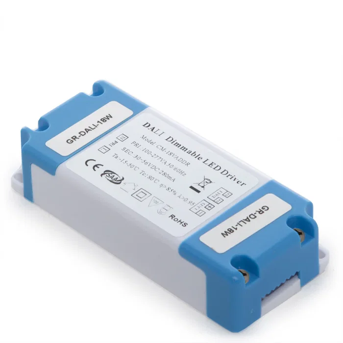 Driver CM-18VADDR Potencia 18W Salida 30-58VDC 300mA Clase II DALI GR-DALI-18W