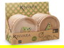 Kinvara Set 18 Platos Kraft Natural Papel 23 cm (Set de 48)