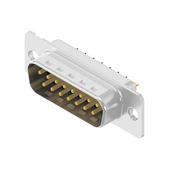 CONEC Conector D-Sub Macho de 15 Polos CONEC Conector D-Sub Macho de 15 Polos