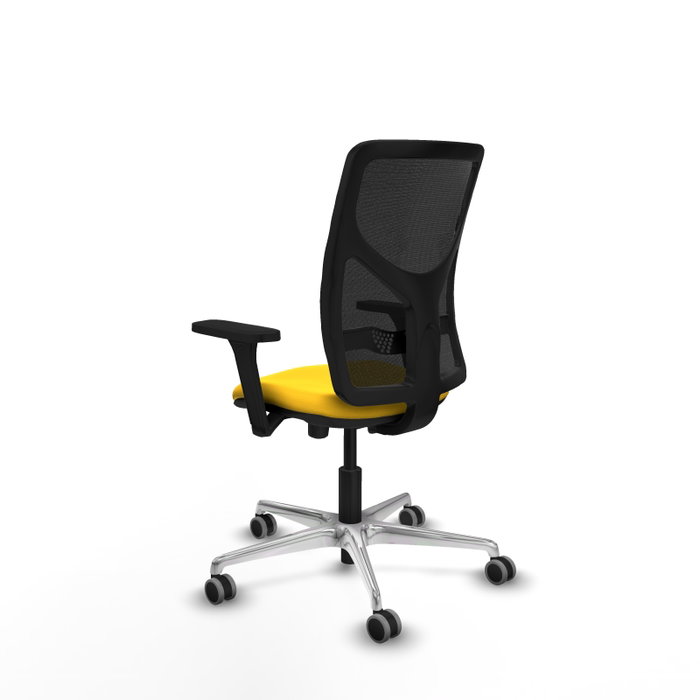 PIQUERAS Y CRESPO Silla de oficina Motilla con mecanismo Sincro/Traslack, Amarillo y Negro PIQUERAS Y CRESPO Silla de oficina Motilla con mecanismo Sincro/Traslack, Amarillo y Negro