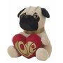 Creaciones Llopis Pug Dog Corazón 26 Cm