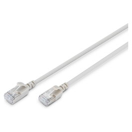 Digitus Cable de interconexión CAT 6A F-FTP Slim 10m Gris