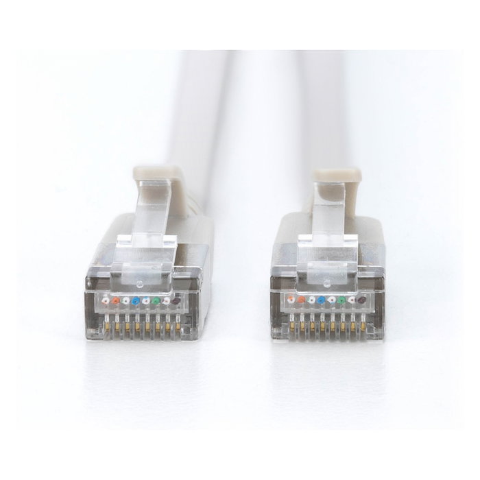 Digitus Cable de interconexión CAT 6A F-FTP Slim 10m Gris