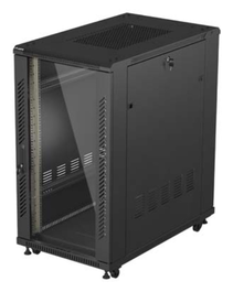 LANBERG Armario Rack FF01-6022-12B 22U Independiente Negro para Servidor