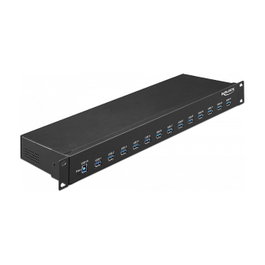 DeLOCK 64039 Concentrador USB Industrial 13 puertos USB 3.2 Gen 1 Type-A