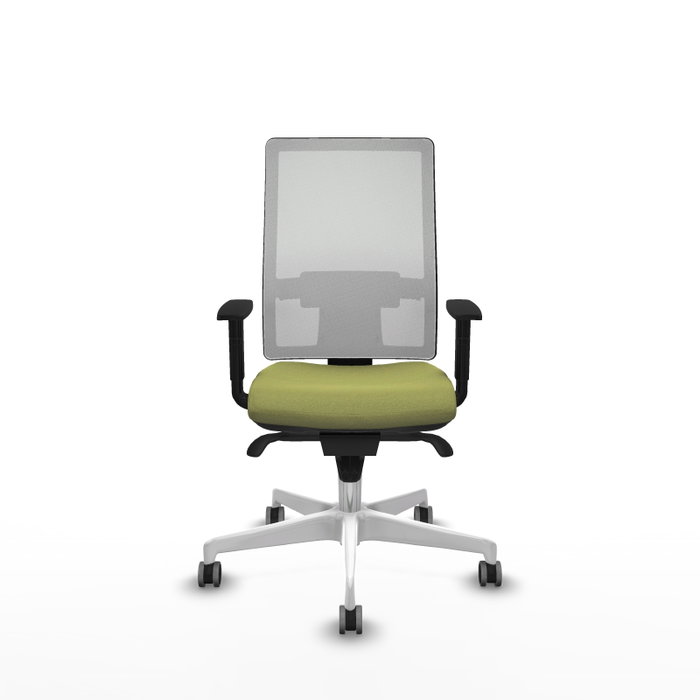 PIQUERAS Y CRESPO Silla de oficina Horna con mecanismo Sincro, Verde oliva y Blanco PIQUERAS Y CRESPO Silla de oficina Horna con mecanismo Sincro, Verde oliva y Blanco