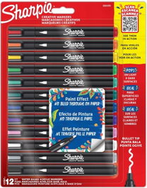 Sharpie Creative Acrylic Set de 12 Marcadores Surtidos con Punta Redonda