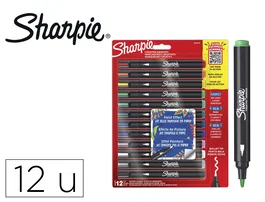 Sharpie Rotulador Acrílico Punta Redonda Blister 12 Unidades Colores Surtidos