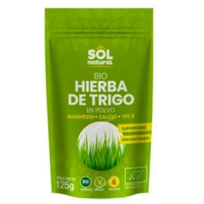 Sol Natural Hierba de trigo en polvo Bio 125 g Sol Natural Hierba de trigo en polvo Bio 125 g